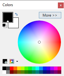 Minimized Colors Window