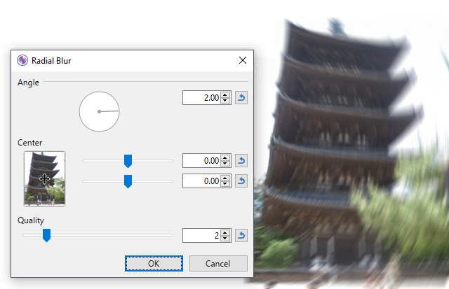 how to blur in paint net